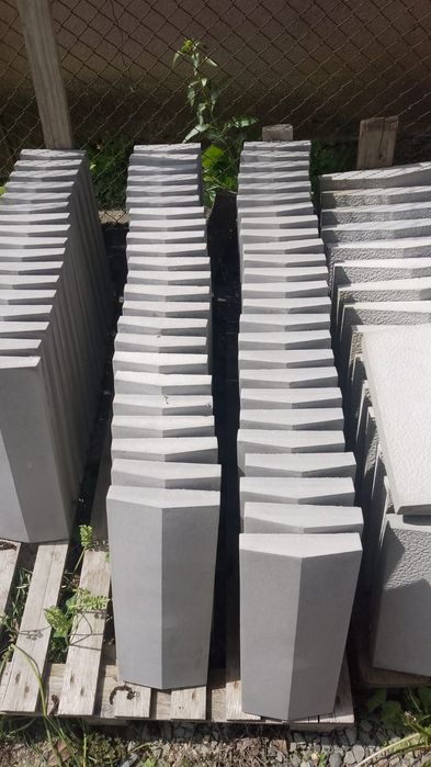 Capace și coame pt gard din  beton!