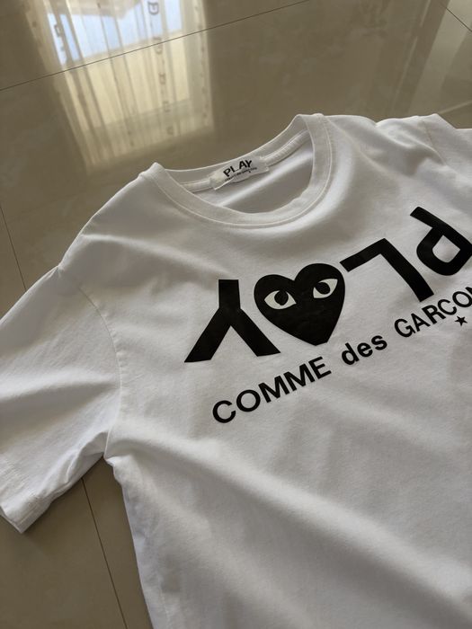 Tricou Comme des Garcons PLAY White – Inimă Neagră – Mărimea M