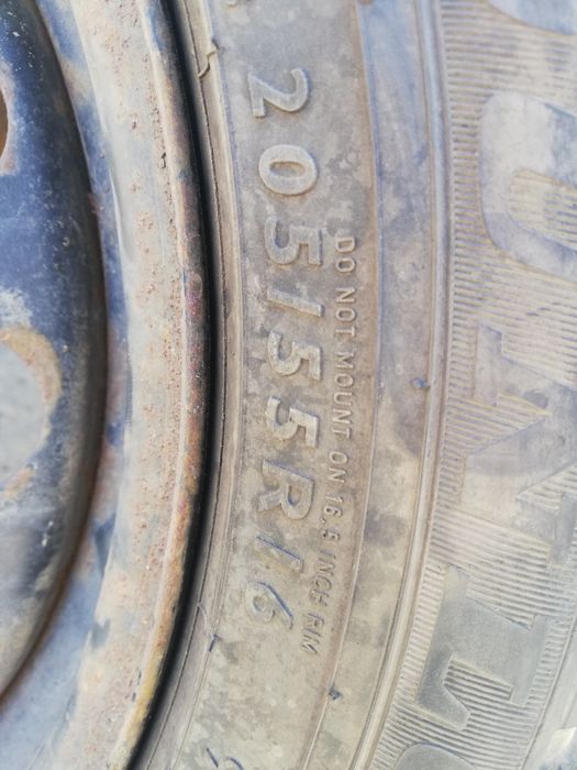 Roată rezervă 205/55/16