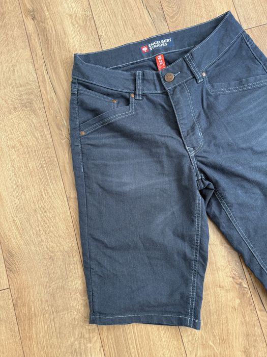 Engelbert Strauss 46 S barbati pantaloni scurti Denim Workwear Nou