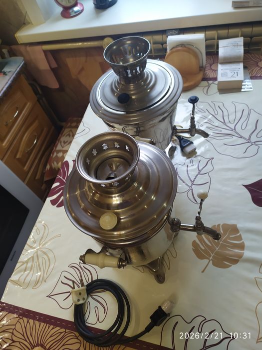 Самовар электрический. Антиквариат. Времён СССР.