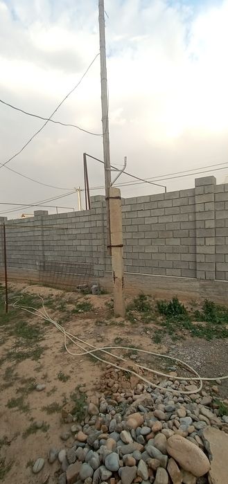 Столб воздушка,труба асбест 300д