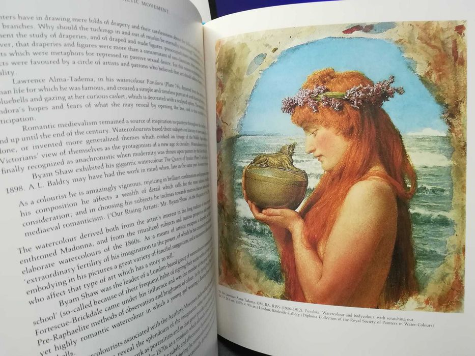 Album pictură  artă acuarela- Victorian Watercolours