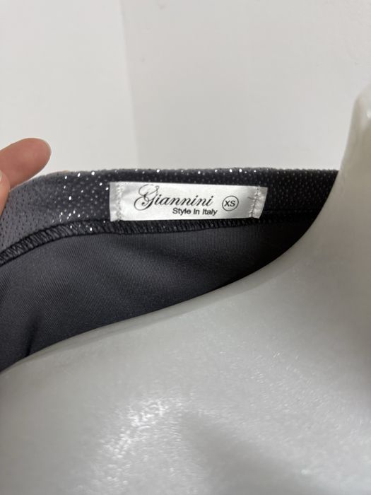 Compleu cu bluza si pantaloni evazati , catifea gri , nou , marimea XS