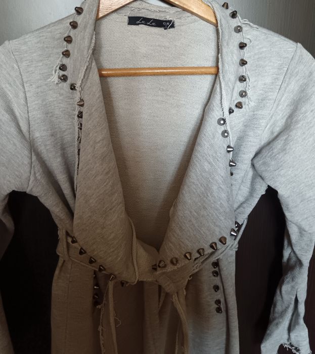 Оригинална дълга жилетка