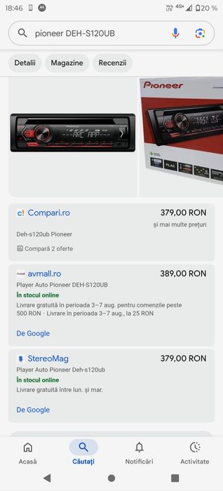 nou la cutie, proba la fata locului, prefer predare personala.
