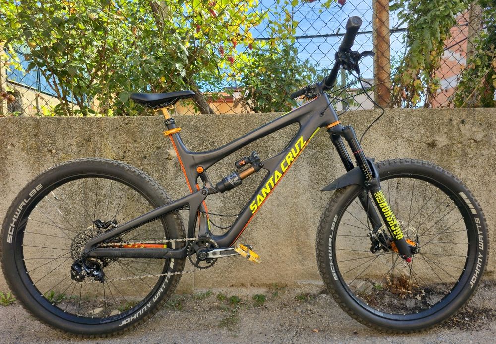 Santa cruz Nomad cc 27.5 XL рамка Full Carbon 1x11GX Rockshox Yari,  fox DPX2 4-бутални Sram