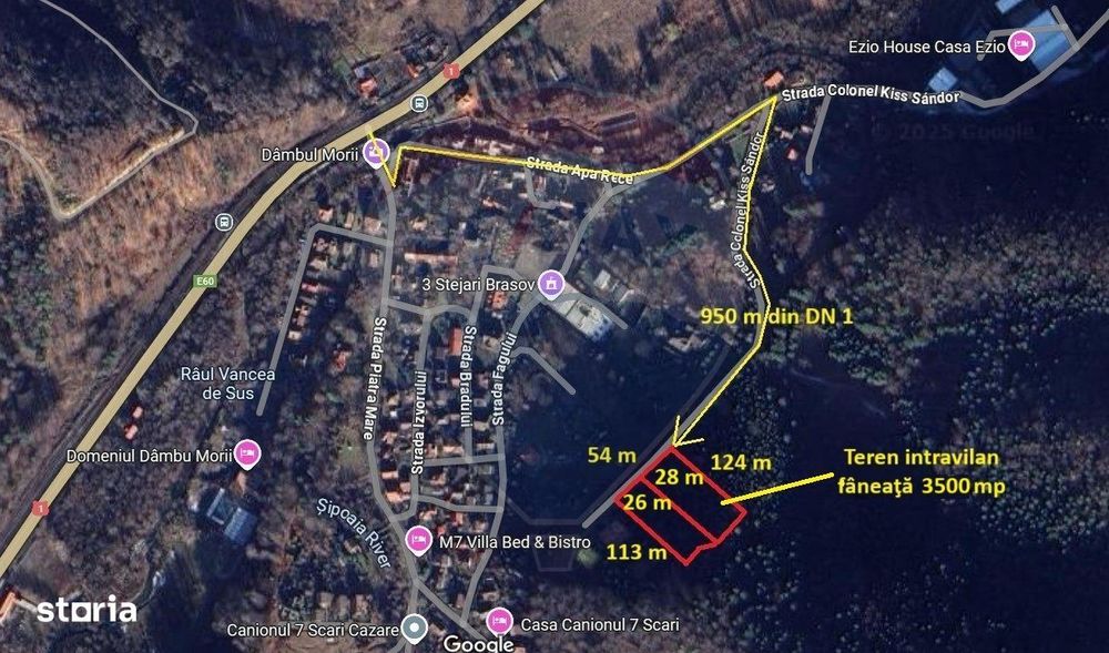 TTeren intravilan, 3500 mp, Dâmbu Morii