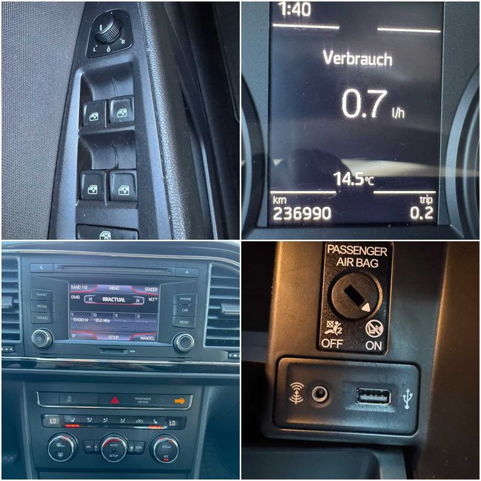 Seat Leon 3 1.6TDi - ScauneÎncălzite, Clima, Navi | În stare Excelentă