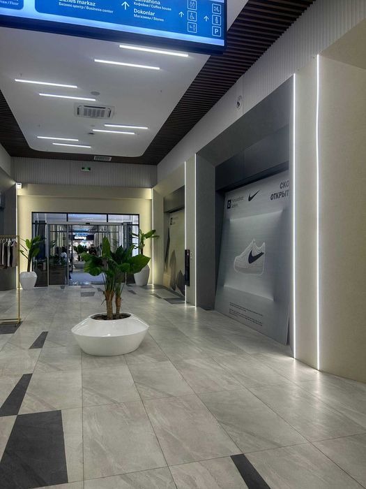 Аренда в ТРЦ Yunusabad Gallery: 1-2 этажи от 5м² до 300м²