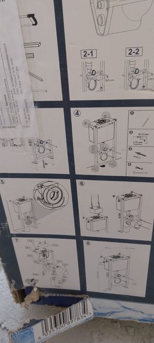 Cadru WC cu tot cu clapetă