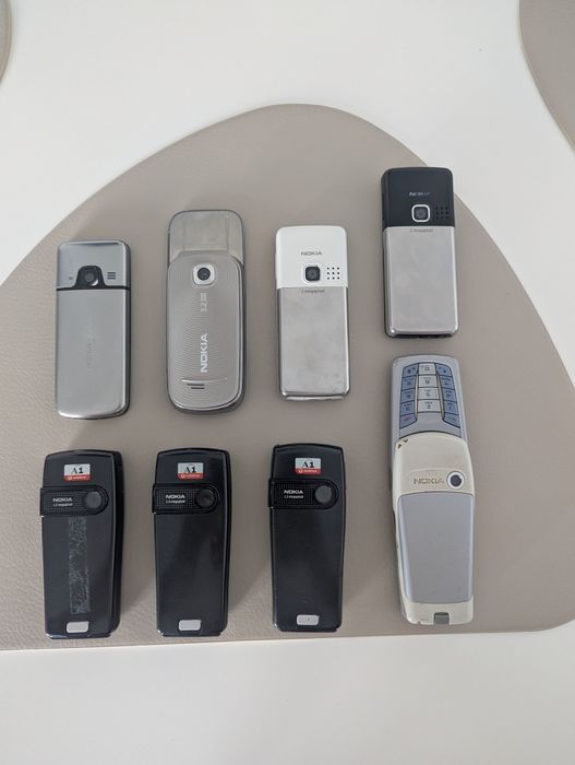 Lot telefoane de colecție NOKIA, 6700, 7230, 6300, 6230i, 6820a