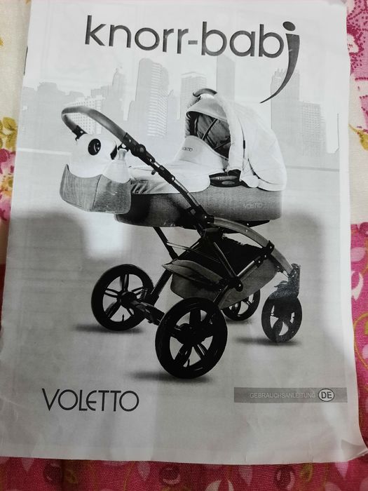 Vând căruț  copil Knorr Baby Voletto 2 în 1 adus din Germania