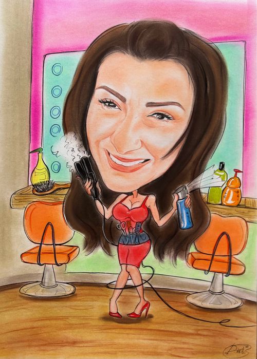 Карикатури , шаржове ръчно рисувани