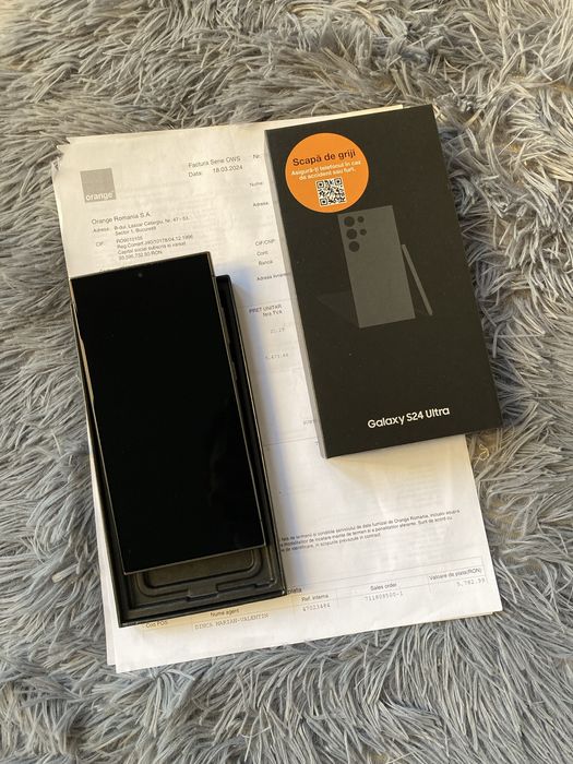Samsung s24 ultra 512gb ca NOU stare ireproșabilă din orice punct de vedere