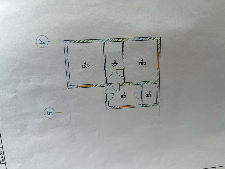 участок с не достроеным домом