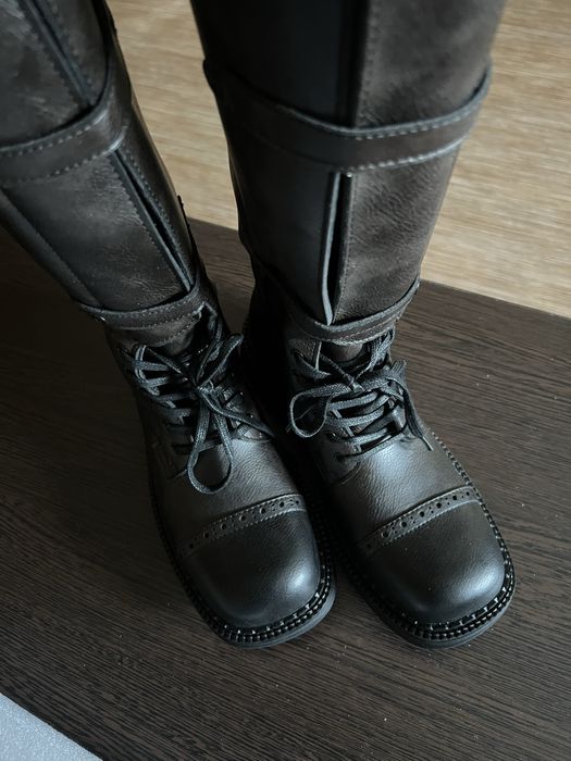 Сапоги из натуральной кожи