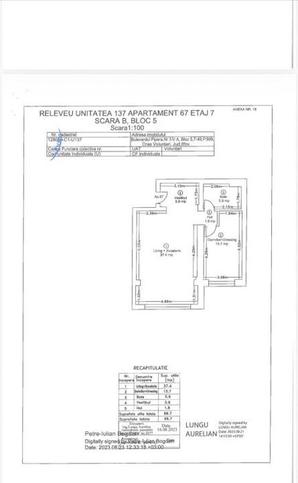 Apartament 2 camere Pipera - mobilat si echipat lux