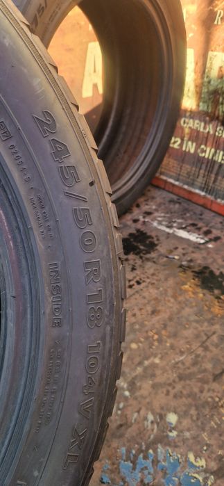 Set 4 Anvelope ca noi  Nokian 275 45 R18 cu 245 50 R18 . M+S