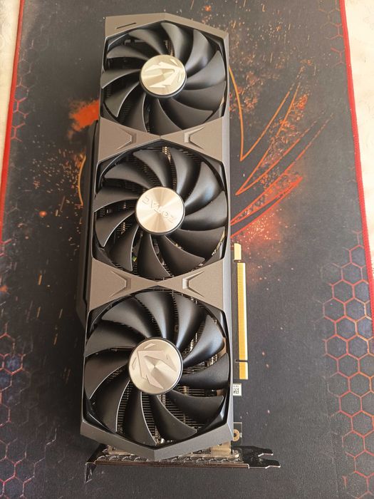 Placa video Zotac GeForce RTX 3070 Ti Trinity 8GB GDDR6X Iluminare RGB