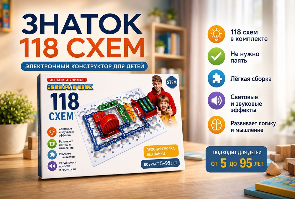 Конструктор знаток 118 схем