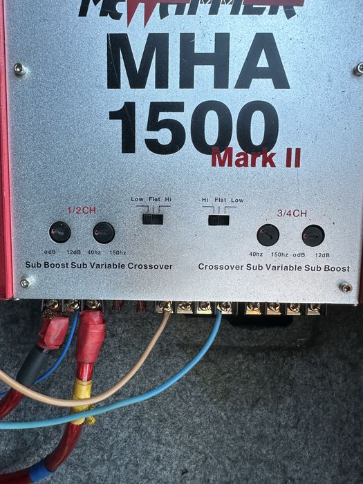 Vând amplificator mchammer mha 1500 mark||