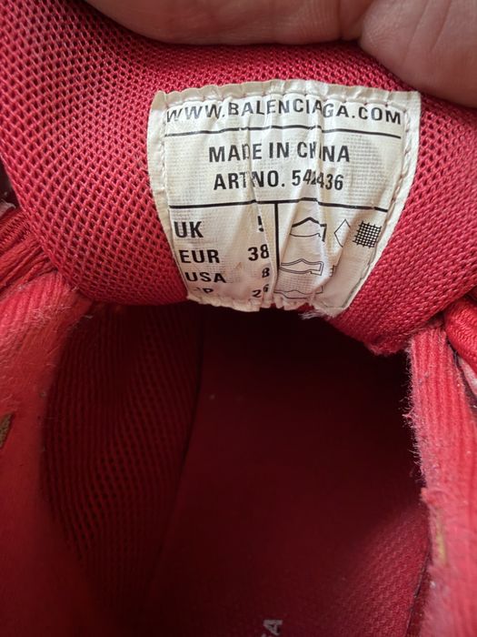 Balenciaga Track 2 Malboro red 38 размер