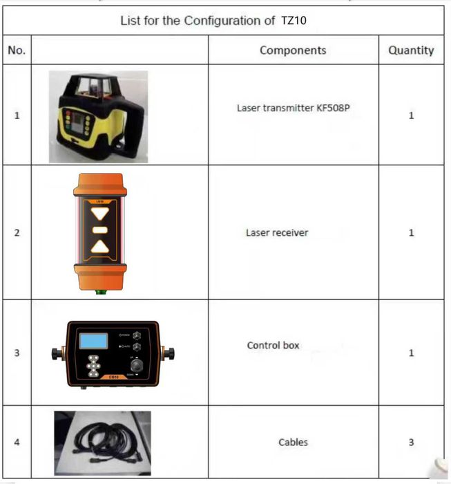 Tanzer TZ10 Uklonlik lazer yer tekislagich, лазерный планировщик