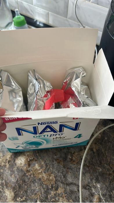 Смесь NAN4 бір рет ішілген,