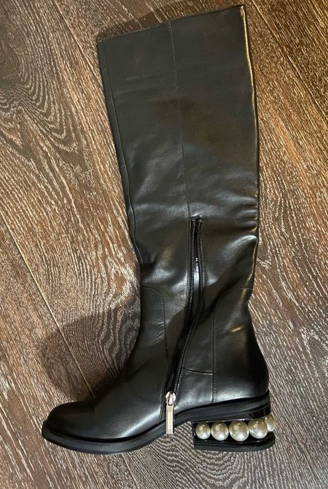 сапоги, кожа новые