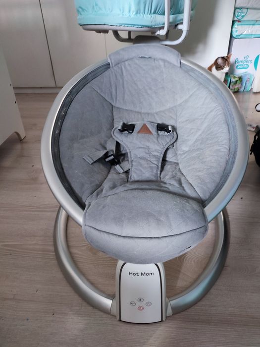 Baby bouncer hot mom