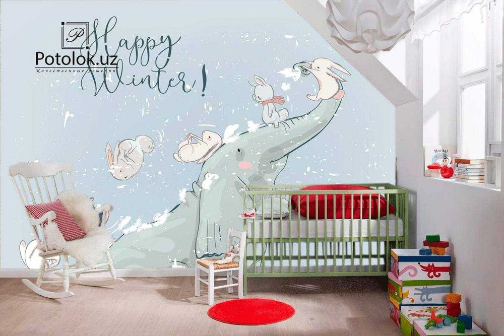 Фотообои в детскую бесшовные
