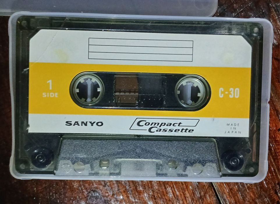 Casetă audio Sanyo Made in Japan din 1972, Nescrisă