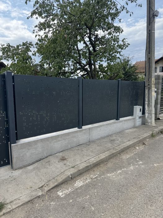 Confectionam garduri porti si balustrade din Alubond!