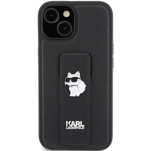 Karl lagerfeld klhcp15sgsachpk iphone 15 / 14 / 13 6.1" black hardcase