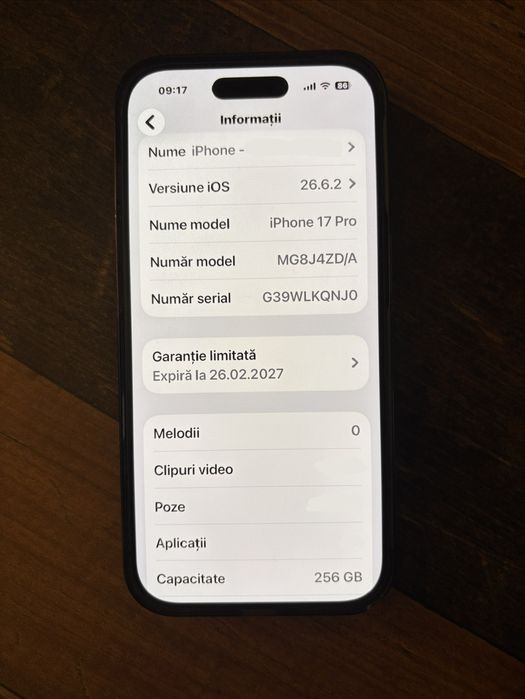 iPhone 17 Pro, in garantie