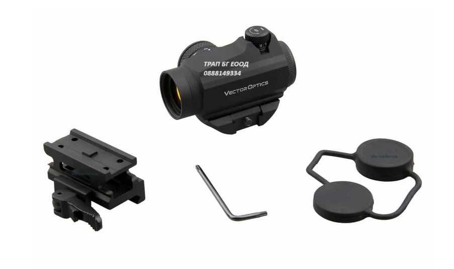 Бързомер Vector Optics Maverick 1x22 GenII Red Dot  ЛОВ, airsoft