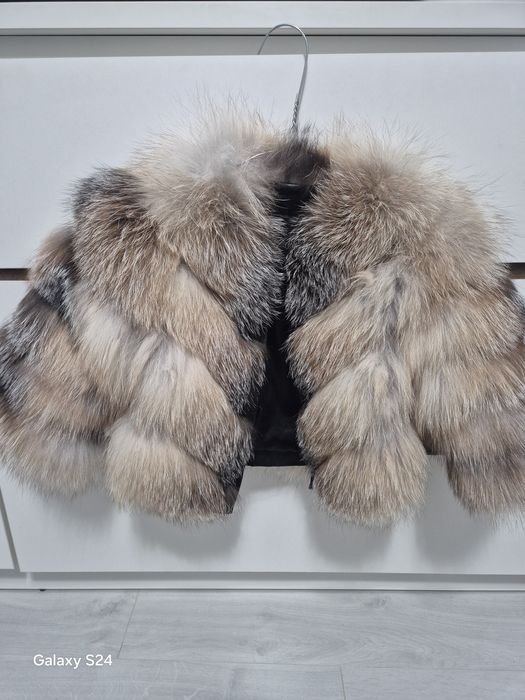 Vand blană naturală fetite 2-4 ani