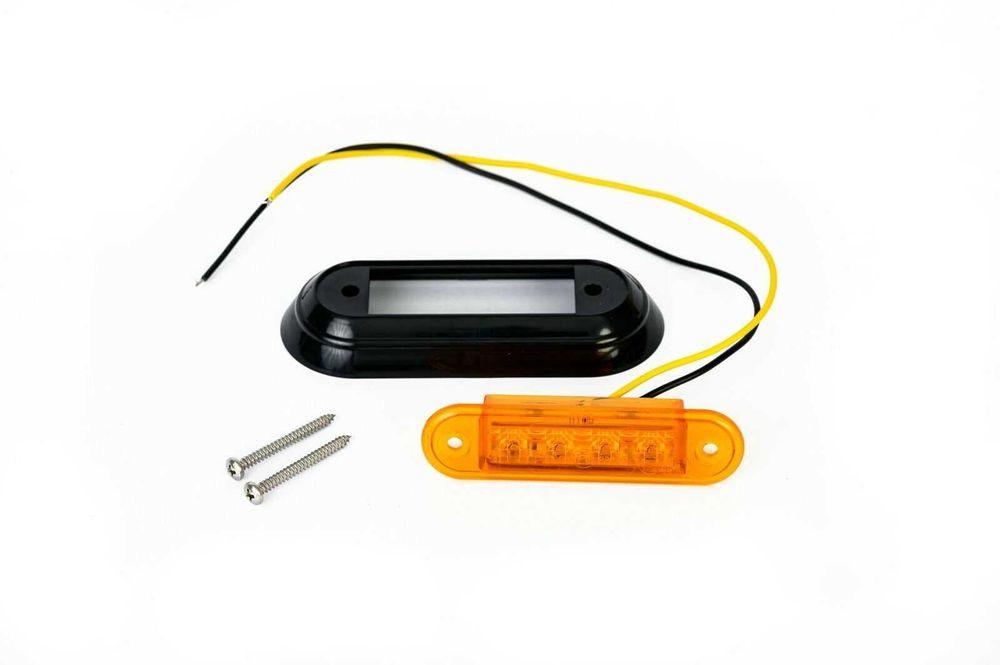 LED Диоден Вграден Страничен Габарит Маркер Токос 12-24V Е9 камион Е9