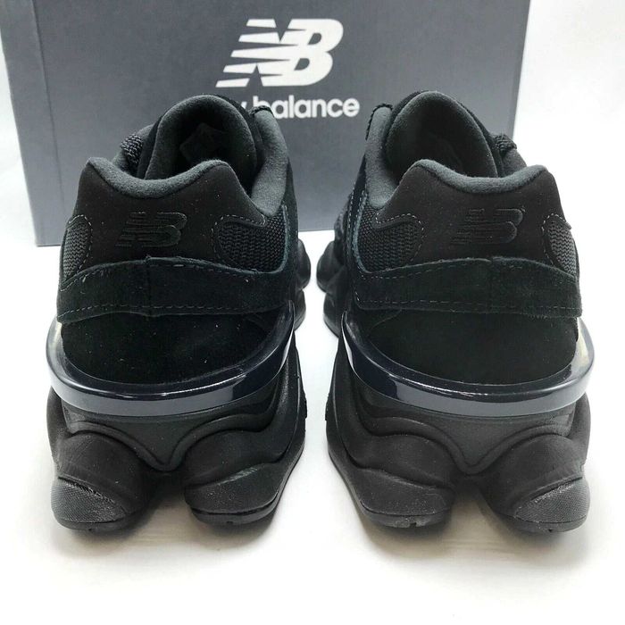 New Balance 9060 Full Black black logo маратонки 36 37 38 39 40 41 42 43 44 45 размери