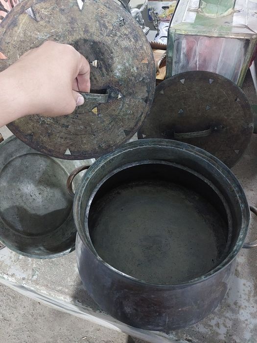 Медный монтажница старый