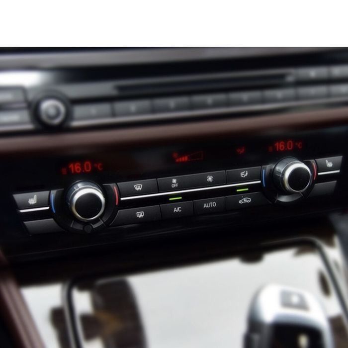BMW F10 F11 F01 F02 F07 F06 капаче копче бутон климатроник климатик панел управление отопление вентилация AUTO духалка конзола интериор контролен