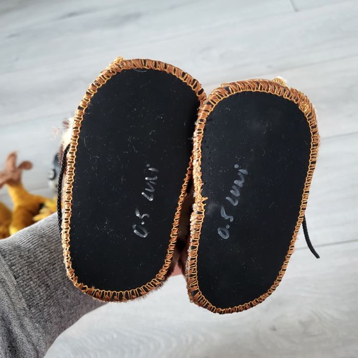 Pantofi piele bebe 0-5 luni