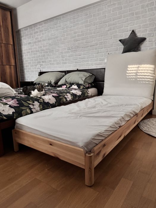 Pat 1 persoana Utaker cu saltea Ikea