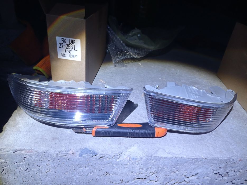 Туманки/поворотники в бампер марк2/mark2 100 кузов