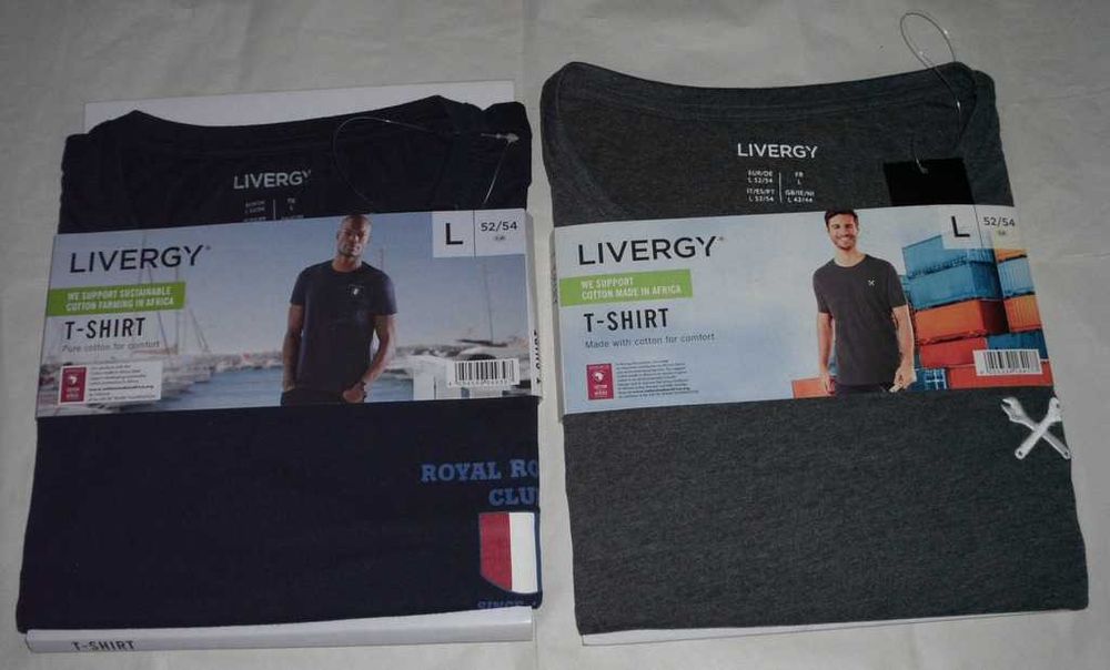 Vand tricouri sigilate LIVERGY pentru barbati