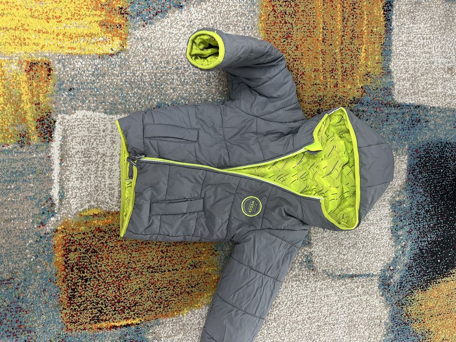 Geaca Wedze schi 3 ani doua fețe verde si gri cadou bluza termica
