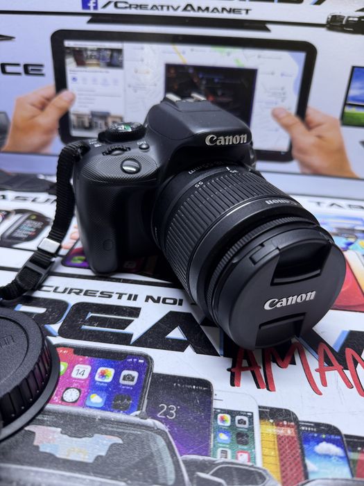 Canon EOS 100D + Obiectiv EFS 18-55mm / CreativAmanet