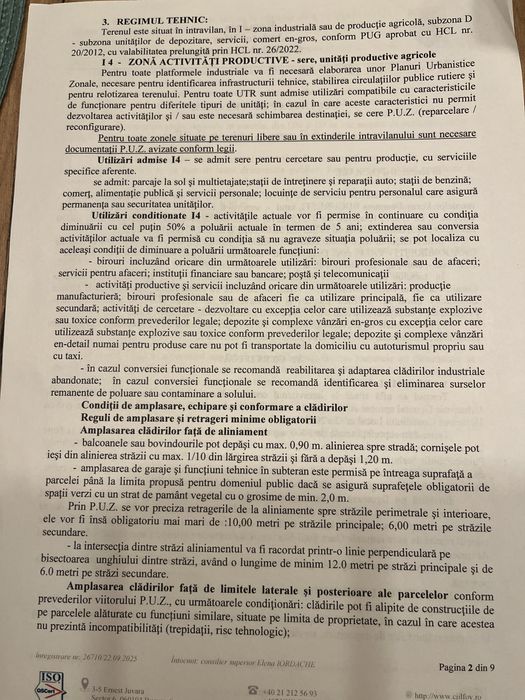 Vanzare  sau inchiriere teren intravilan industrial