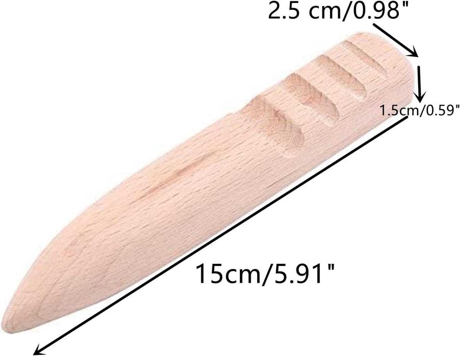 кожарски, сарашки дървени форми за полиране на кожа, 4 модела